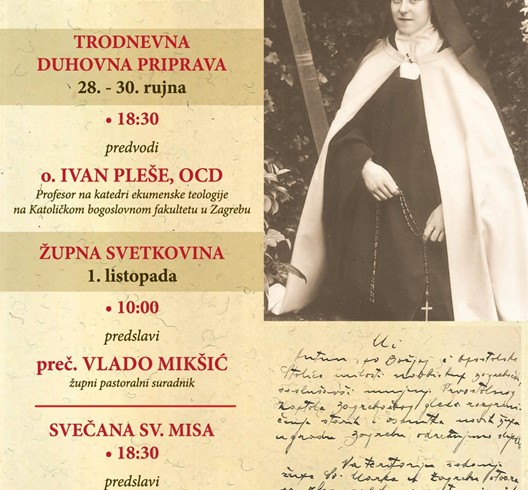 Proslava župne svetkovine sv. Terezije od Djeteta Isusa